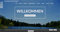 Desktop Screenshot of ferienwohnungen-koehnke.de